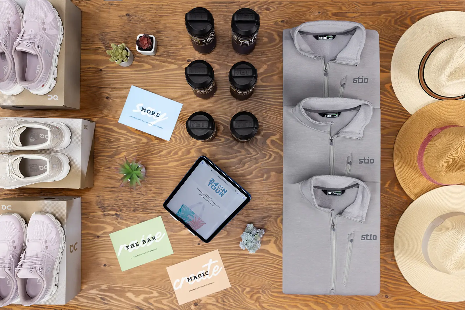 PK Events creates tailored gifting experiences leveraging access to exclusive premium branded gear.